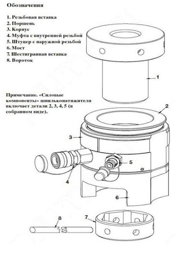 Фото 4 - Домкрат тензорный гидравлический MBT-07.